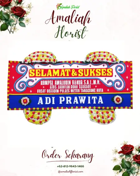 Papan Bunga Ucapan Selamat Mojowono